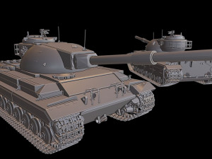 conqueror tanks 3D Baskı Modeli