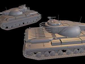 conqueror tanks 3D Baskı Modeli