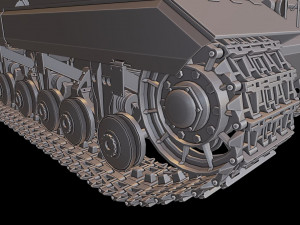 conqueror tanks 3D Baskı Modeli