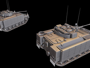 mcv-80 warrior 3 tanks 3D 프린트 모델