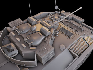 mcv-80 warrior 3 tanks 3D 프린트 모델