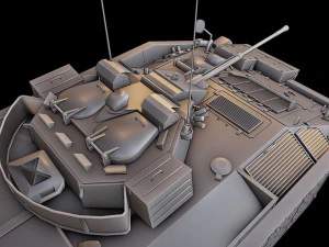 mcv-80 warrior 3 tanks 3D Print Model