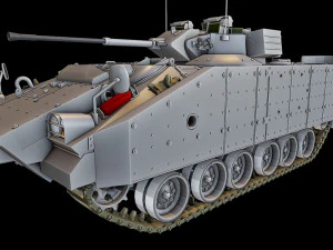 mcv-80 warrior 3 tanks 3D Print Model