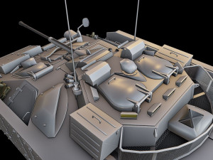 mcv-80 warrior 3 tanks 3D 프린트 모델