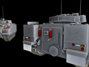 mcv-80 warrior 3 tanks 3D 프린트 모델