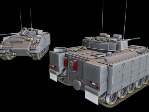 mcv-80 warrior 3 tanks 3D 프린트 모델