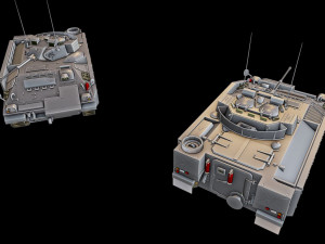 mcv-80 warrior 3 tanks 3D 프린트 모델