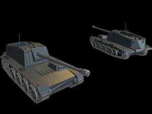 tangki yang lebih kokoh Model Cetak 3D