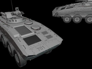 btr 5 shturm 1 tanks 3D Print Model
