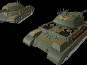 is-4 tank Model Cetak 3D