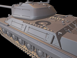 is-4 tanks 3Dプリントモデル