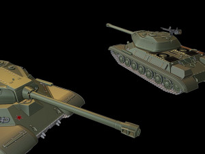 is-4 tanks 3Dプリントモデル