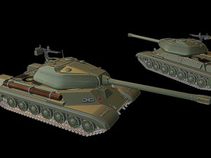 is-4 tanks 3Dプリントモデル