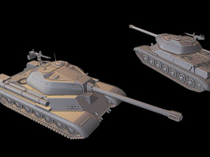is-4 tanks 3Dプリントモデル