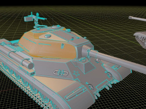 is-4 tanks 3Dプリントモデル