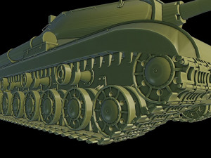 is-4 tanks 3Dプリントモデル