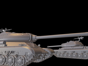 is-4 tanks 3Dプリントモデル