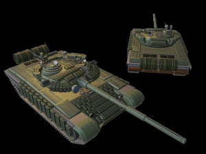 t-72b tanks Modello di stampa 3D