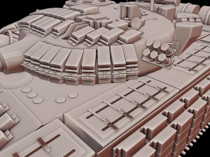 t-72b tanks 3D-Druckmodell