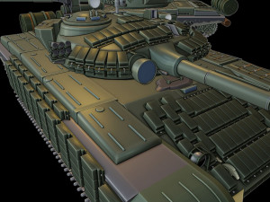 t-72b tanks 3D-Druckmodell