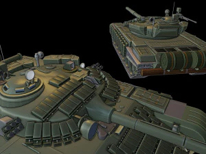 t-72b tanks 3D Print Model