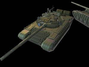t-72b tanks 3D-Druckmodell