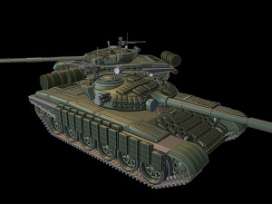 t-72b tanks 3D-Druckmodell