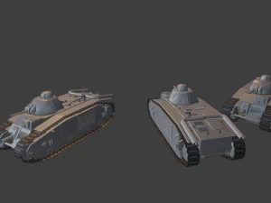 b1 bis tanks 3D Print Model