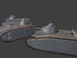 b1 bis tanks 3D Print Model