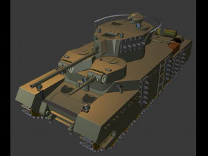 o-i tank Model Cetak 3D