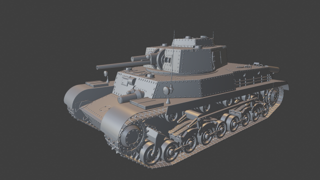 turan tanks Modello di stampa 3D .c4d .max .obj .3ds .fbx .stl .blend 