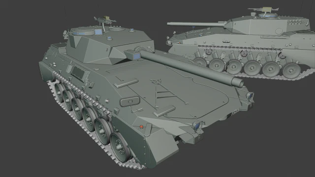 tam tanks 3D Print Model .c4d .max .obj .3ds .fbx .stl .blend 