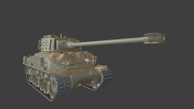 super sherman tanks 3D Baskı Modeli .c4d .max .obj .3ds .fbx .stl .blend 