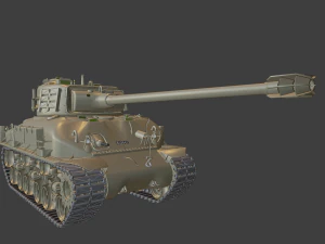 tank super sherman Model Cetak 3D