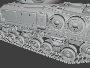super sherman tanks 3D Baskı Modeli