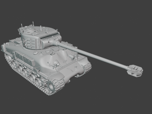 super sherman tanks 3D Baskı Modeli