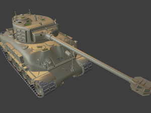 super sherman tanks 3D Baskı Modeli