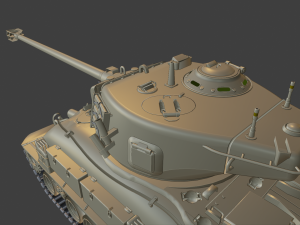 super sherman tanks 3D Baskı Modeli