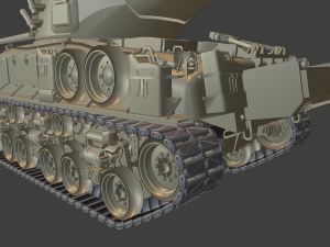 super sherman tanks 3D Baskı Modeli