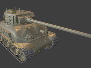 super sherman tanks 3D Baskı Modeli