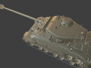 super sherman tanks 3D Baskı Modeli