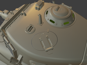 super sherman tanks 3D Baskı Modeli