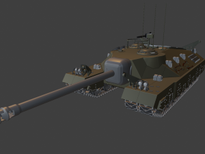 tanks t95 3Dプリントモデル