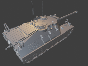 tanks t95 3D 打印模型