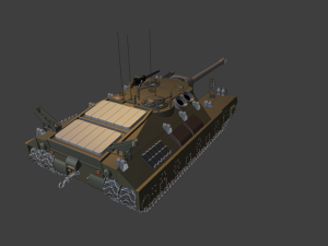 tanks t95 3D 打印模型