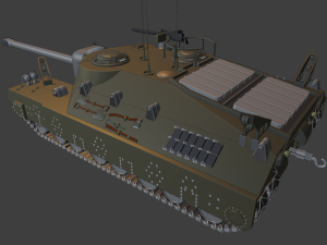 tanks t95 3D 打印模型