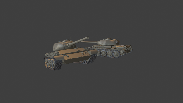 t44 tanks 3D Принт Модель .c4d .max .obj .3ds .fbx .stl .blend