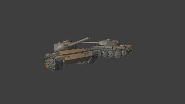t44 tanks 3D Print Model .c4d .max .obj .3ds .fbx .stl .blend 