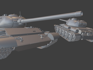 t44 tanks 3D Druckmodell
