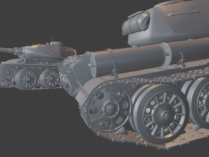 t44 tanks 3D Druckmodell